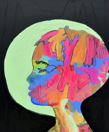 Voice of Light van Claudia Dietschi, Schilderij te koop op Singulart