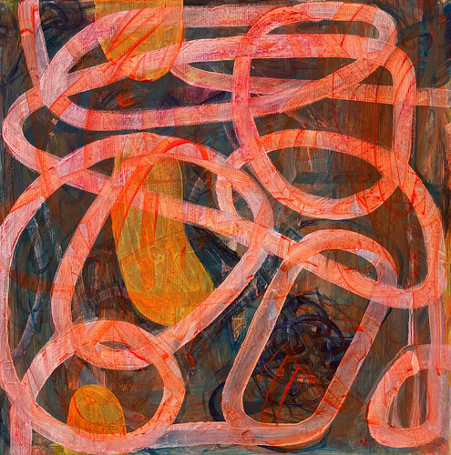 In the Maze 11 di Katja Grandpierre, Pittura in vendita su Singulart