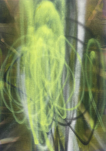 In the Maze 23 par Katja Grandpierre, Peinture en vente sur Singulart