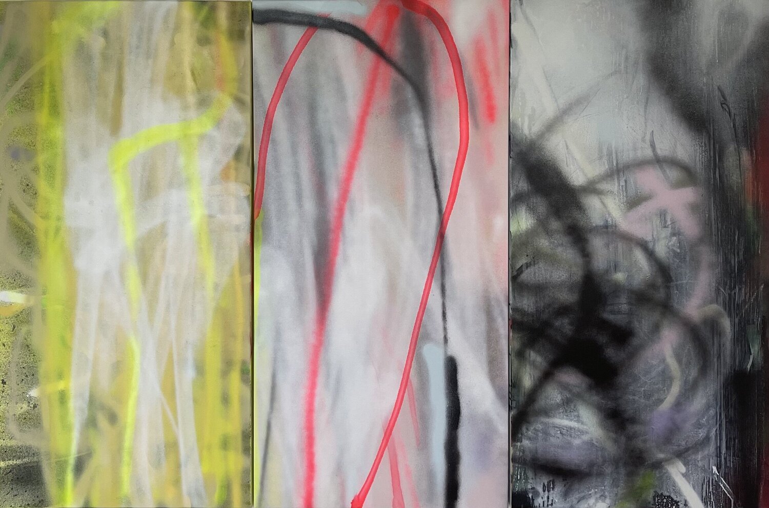 Unobvious III (Triptychon) Katja Grandpierre