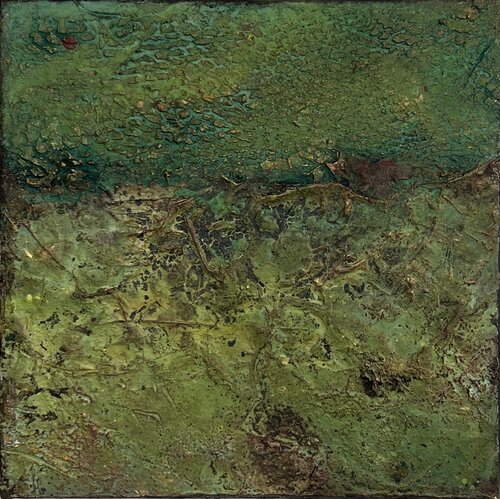 Grüne Erde von Magdalena Oppelt, Malerei kaufen auf Singulart