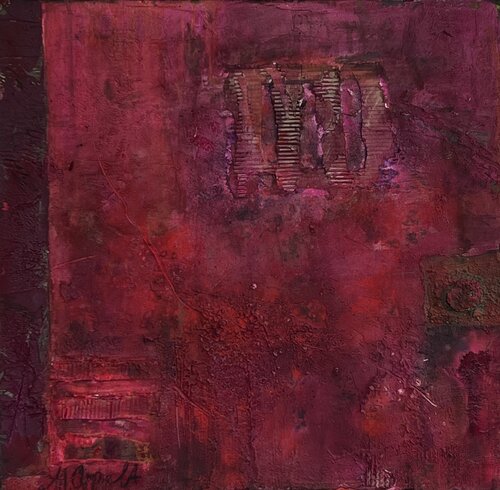 La Porte Rouge di Magdalena Oppelt, Pittura in vendita su Singulart