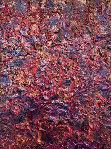 Flüstern im Purpur von Magdalena Oppelt, Malerei kaufen auf Singulart