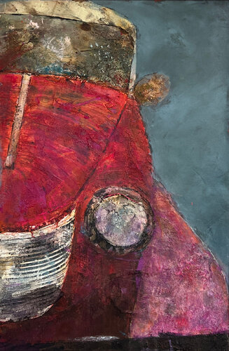 Was bleibt, wenn es hält di Magdalena Oppelt, Pittura in vendita su Singulart