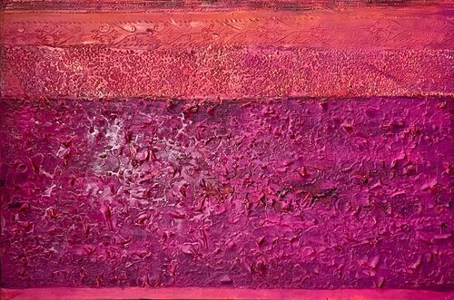 Magenta Horizont di Magdalena Oppelt, Pittura in vendita su Singulart