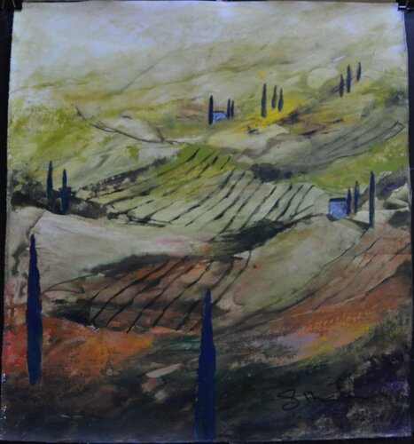 Typical vineyards von Susan Monk, Malerei kaufen auf Singulart