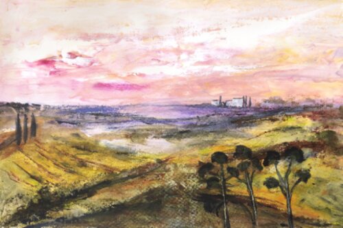 A piece of countryside de Susan Monk, Pintura a la venta en Singulart