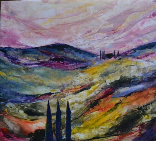 Difference of Toscana by Susan Monk, Painting for Sale on Singulart