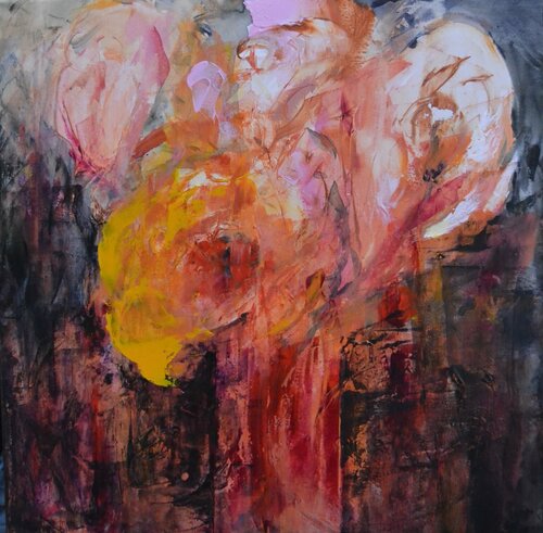 Flower Magic de Susan Monk, Pintura a la venta en Singulart