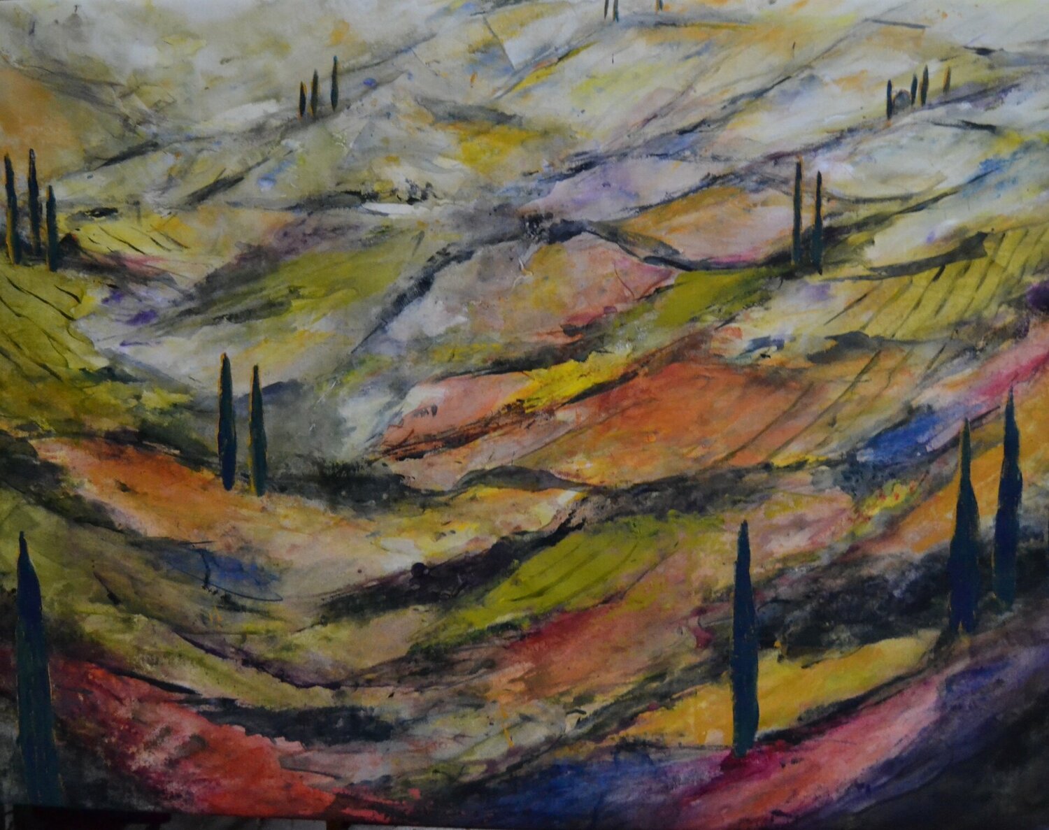 Colours moving Susan Monk