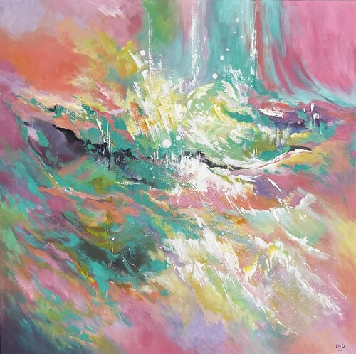 THROUGH THE COLOURS van Ella Prakash, Schilderij te koop op Singulart