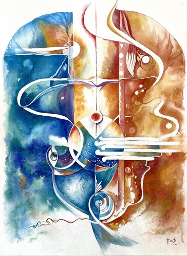 IMMERCE IN GRACE by Ella Prakash, Work on Paper for Sale on Singulart