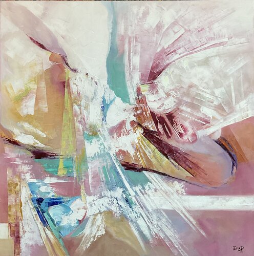 Weaves of grace di Ella Prakash, Pittura in vendita su Singulart