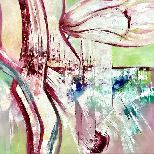 Orchid Blossom van Ella Prakash, Schilderij te koop op Singulart