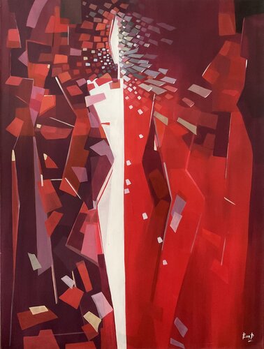 SINGLE MINDED van Ella Prakash, Schilderij te koop op Singulart