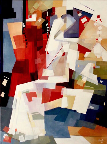 ENAMORED van Ella Prakash, Schilderij te koop op Singulart