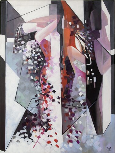 Out of the shadows van Ella Prakash, Schilderij te koop op Singulart