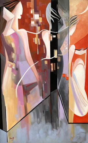 Observer van Ella Prakash, Schilderij te koop op Singulart