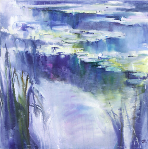 Seerosen par Elena Starostina, Peinture en vente sur Singulart