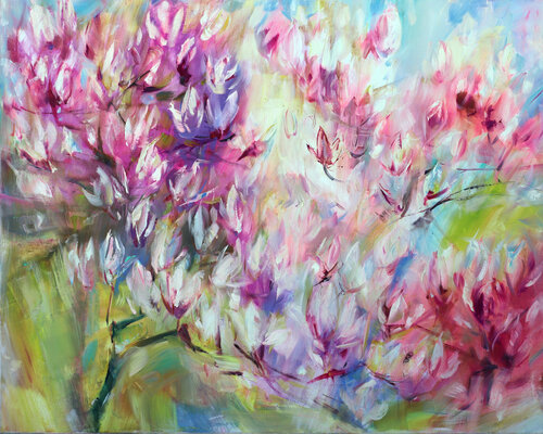 Magnolie par Elena Starostina, Peinture en vente sur Singulart