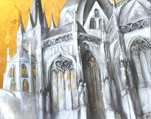 Aachener Dom par Elena Starostina, Peinture en vente sur Singulart