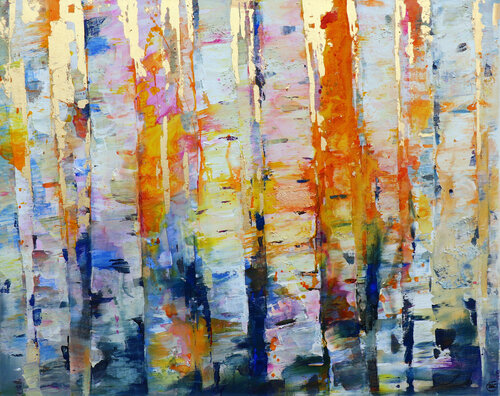 Birken by Elena Starostina, 油畫 for Sale on Singulart