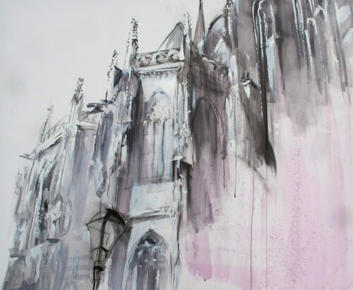 Aachener Dom van Elena Starostina, Schilderij te koop op Singulart