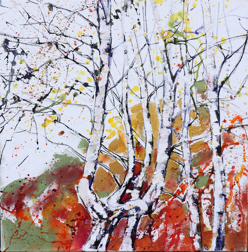 Birke by Elena Starostina, 油畫 for Sale on Singulart