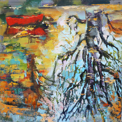 Boat von Elena Starostina, Malerei kaufen auf Singulart