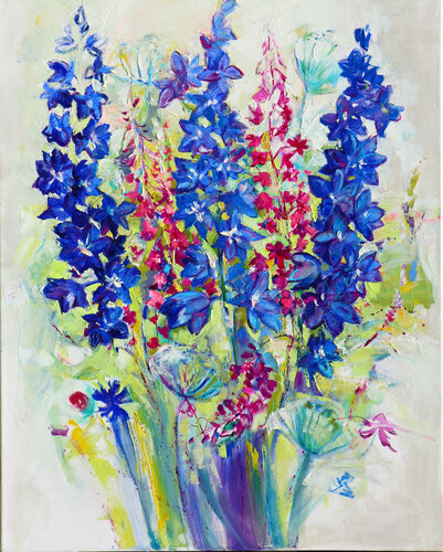 Sommer Blumenstrauß van Elena Starostina, Schilderij te koop op Singulart