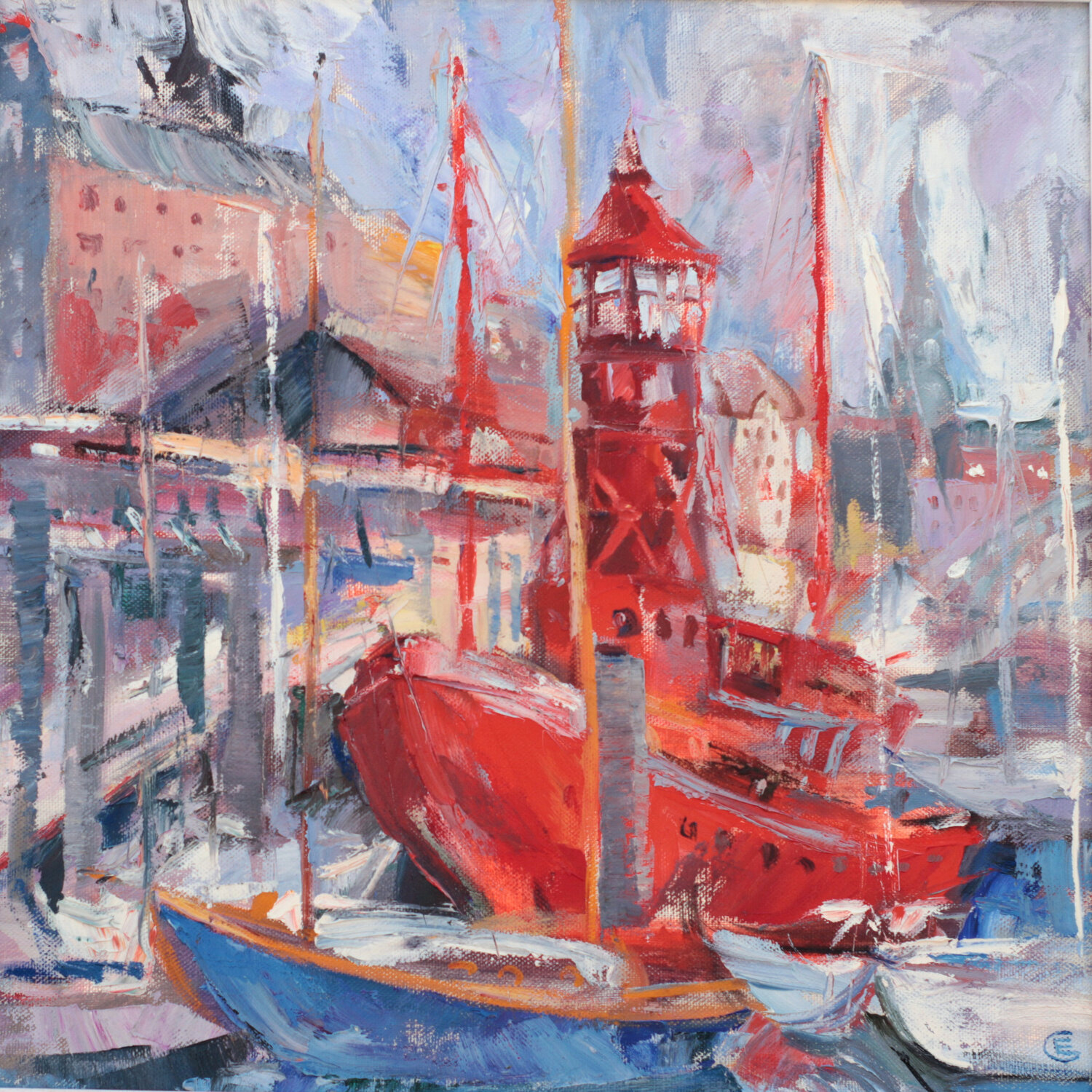 Das Feuerschiff in Hamburg Elena Starostina