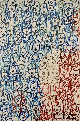 French Dreamz par Caroline Montigneaux, Peinture en vente sur Singulart