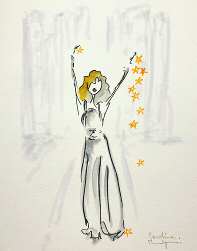 NYC Nana par Caroline Montigneaux, Dessin en vente sur Singulart