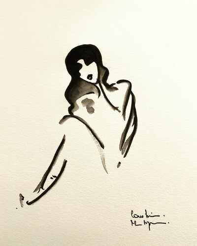 À la folie par Caroline Montigneaux, Dessin en vente sur Singulart