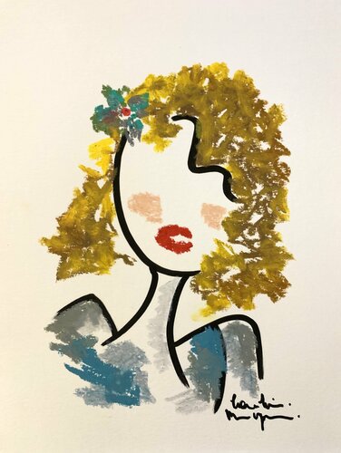 Une seconde ou la vie entière di Caroline Montigneaux, Disegno in vendita su Singulart
