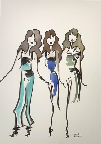 Sexy Peas by Caroline Montigneaux, Drawing for Sale on Singulart