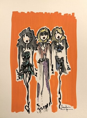 Cure de carotène par Caroline Montigneaux, Dessin en vente sur Singulart