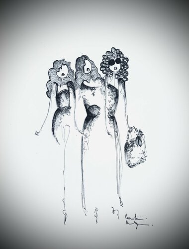 Baby Love par Caroline Montigneaux, Dessin en vente sur Singulart