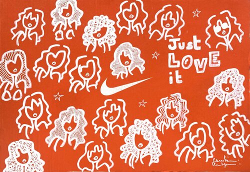 Just Love it ! di Caroline Montigneaux, Pittura in vendita su Singulart