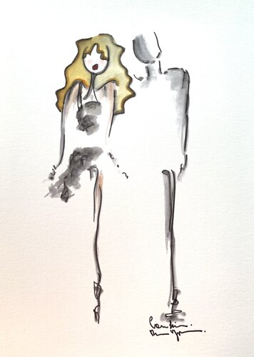 La joie c’est contagieux by Caroline Montigneaux, Drawing for Sale on Singulart