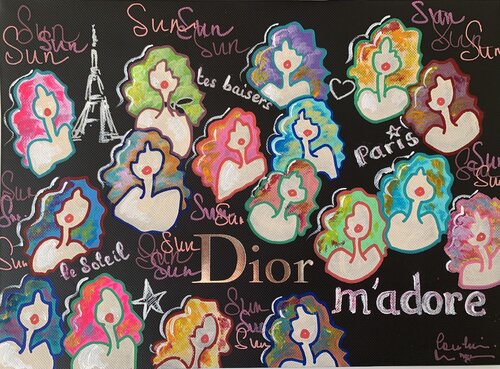 Dior m’adore di Caroline Montigneaux, Pittura in vendita su Singulart