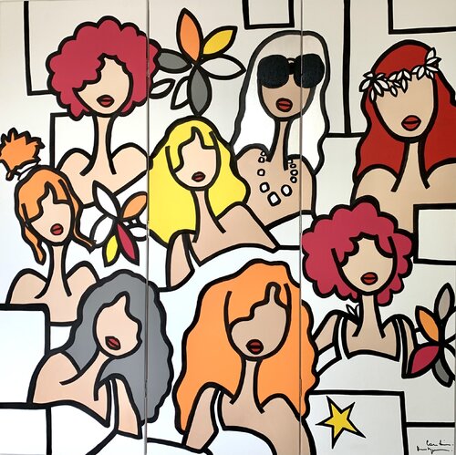 Holidayz Spirit van Caroline Montigneaux, Schilderij te koop op Singulart