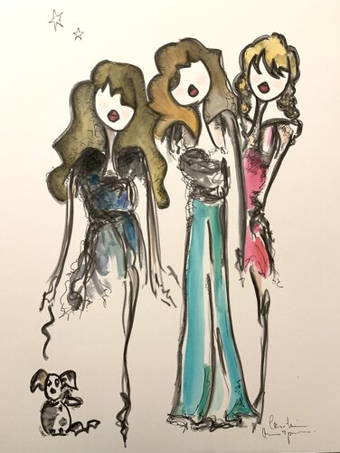 Sisterz di Caroline Montigneaux, Disegno in vendita su Singulart