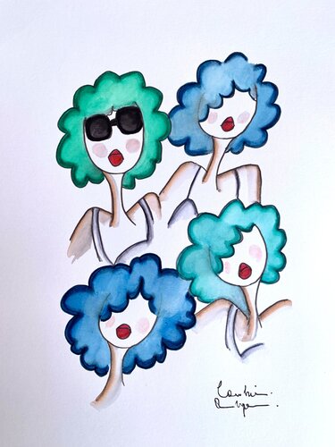 Zouk is the only medicine we have di Caroline Montigneaux, Disegno in vendita su Singulart