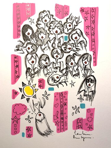 Decrescendo by Caroline Montigneaux, 소묘 for Sale on Singulart