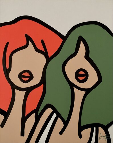 Sorbet Verveine Pistache par Caroline Montigneaux, Peinture en vente sur Singulart