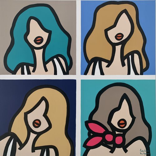 Moka Framboise di Caroline Montigneaux, Pittura in vendita su Singulart