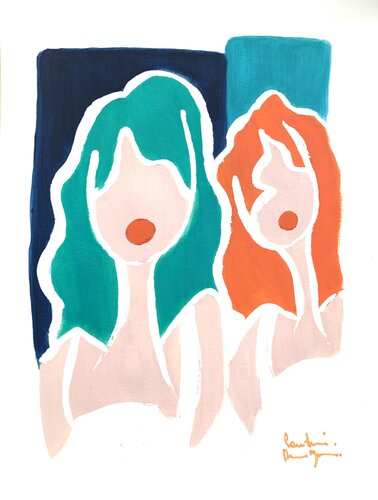 St-Jean Cap Ferrat, 2023 par Caroline Montigneaux, Peinture en vente sur Singulart