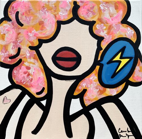Blooming Nana by Caroline Montigneaux, Painting for Sale on Singulart
