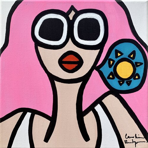 Ken, Where are you ? di Caroline Montigneaux, Pittura in vendita su Singulart